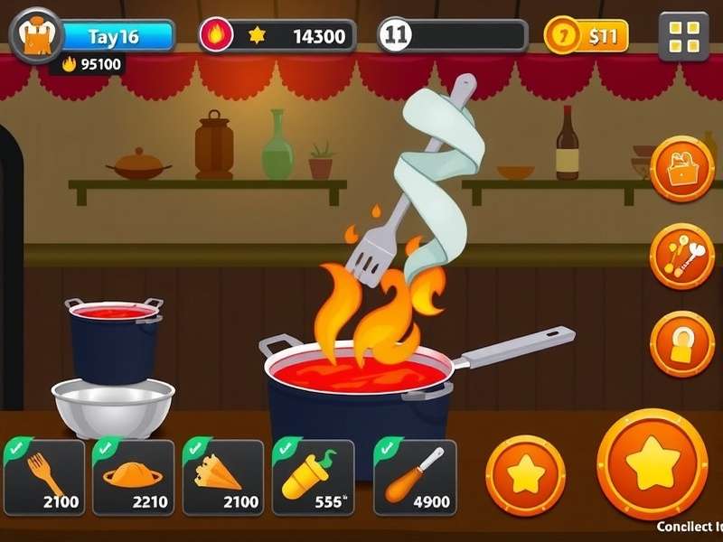 Hot Tandoori Grill Battle Cooking Interface